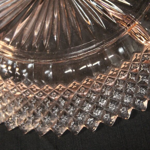 Vintage Anchor Hocking “Miss America” Depression Glass Tray - Picture 8 of 12